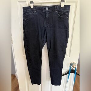 Democracy Ab Solution Dark Wash Skinny Jeans Size 16 Stretch High Rise Denim